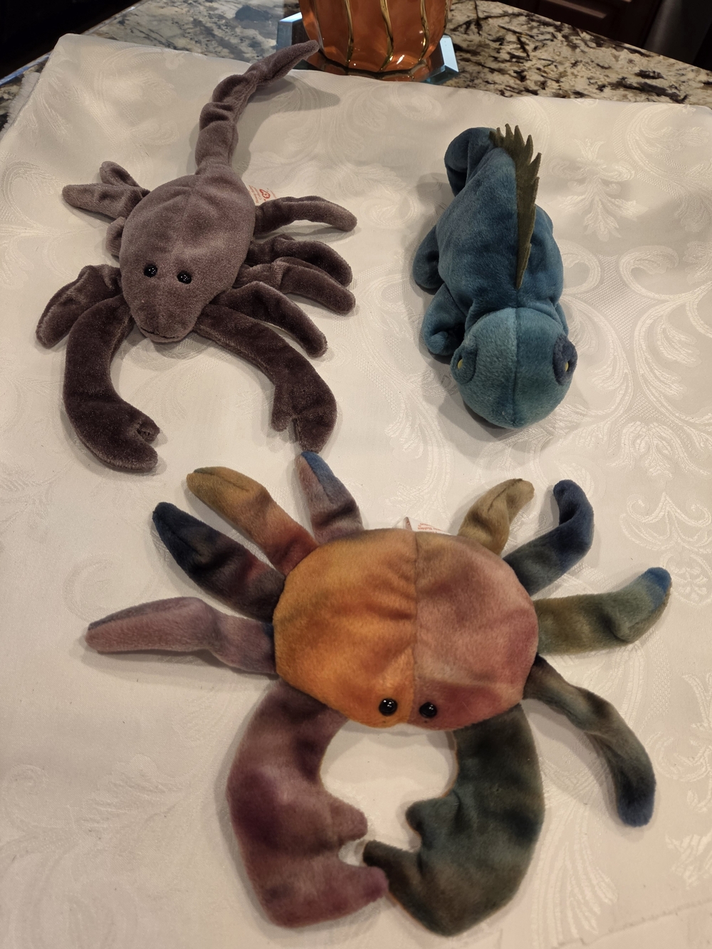Lot Of 3 Vintage Ty Beanie Babies  Plush Toys - No Tags